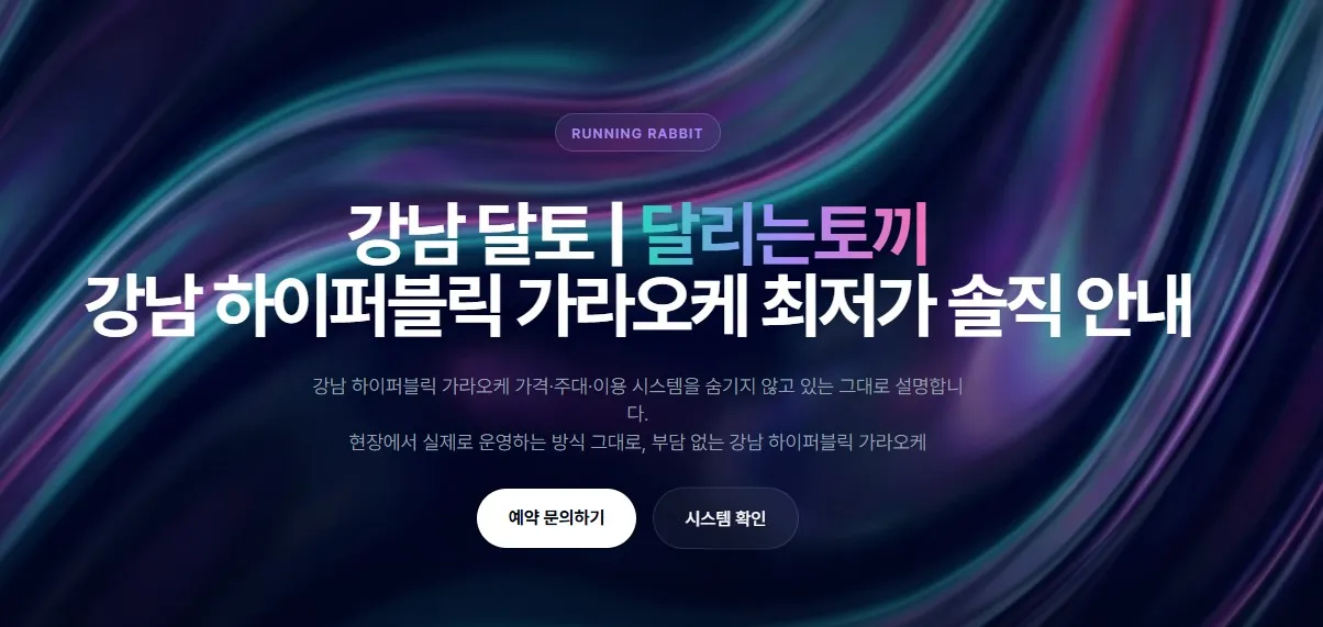 강남 달리는토끼 1